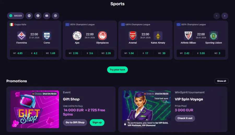 WinSpirit casino